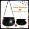 Halloween Decorations Outdoor - XL Large Witches Cauldron Halloween Decor on Tripod with Timer Lights - Black Plastic Cauldron Hocus Pocus Halloween Decor for Porch Yard Lawn Outside